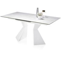 lomadox Esstisch erweiterbar KAPRUN-119 Tischplatte mit Keramikoberfläche, BxHxT: ca. 160-210x76x90 cm - 
