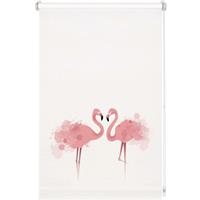 sunpro24 EASYFIX Rollo Digiprint Flamingo 110 x 150 - 