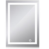 oobest Badezimmerspiegel mit Beleuchtung LED Touch (50x70cm)