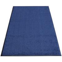 Schoonloopmat Karaat, High-Twist-nylon, 1150 x 2400 mm, blauw