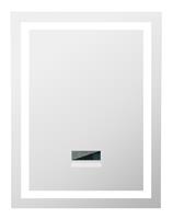 oobest Anti-fog Badspiegel Wandspiegel Bluetooth Lautsprechern Touchschalte Control dimmbar
