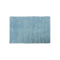 Msv Badkamerkleedje/badmat Voor Op De Vloer - Lichtblauw - 45 X 70 Cm