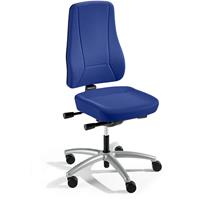 prosedia Schreibtischstuhl | Mit Muldensitz | Rückenlehnenhöhe 660 mm | Royalblau |