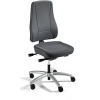 prosedia Schreibtischstuhl | Mit Muldensitz | Rückenlehnenhöhe 660 mm | Grau
