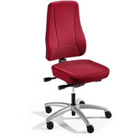 prosedia Schreibtischstuhl | Mit Muldensitz | Rückenlehnenhöhe 660 mm | Rot | 