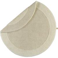 Rhomtuft Badteppich oval Exquisit natur-jasmin - 20 beige Gr. 50 x 75