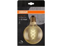 Osram LED VINTAGE 1906 CLASSIC GLOBE 125 25 FS DIM Warmweiß Filament Gold E27 Kugel