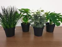 Boltze Kunstpflanzen & -blumen Topfpflanze sortiert grün 23 cm (grün)