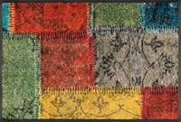 wash+dry by Kleen-Tex Mat Vintage Patches Inloopmat, modern patchworkdesign, antislip, wasbaar