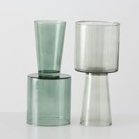 Boltze Vasen Vase Up+Down sortiert 28 cm (1 Stück) (grün)