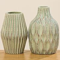 Boltze Vasen Greenie Vase sortiert 18-21 cm (1 Stück) (Hellgrün)
