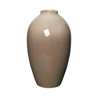 Broste Copenhagen Vasen Ingrid Vase L Keramik Simple Taupe / Brown 40 cm