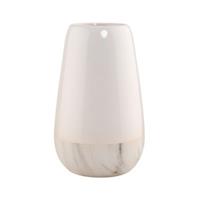 Butlers MARBELLO Vase Marmor Optik 22cm weiß
