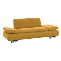 Sofa 2-Sitzer TERRENCE-23 Veloursstoff Farbe mais Sitzhärte weich B: 190cm T: 90cm H: 76cm