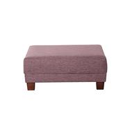 Hocker BLACKPOOL-23 Flachgewebe (Leinenoptik) Farbe aubergine Sitzhärte mittel B: 90cm T: 60cm H: 42cm