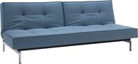 Innovation Splitback Slaapbank Blauw | Chroom