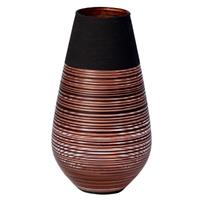 Manufacture Manufacture Swirl Vase Soliflor gross 180 mm (braun)