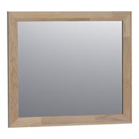 Saniclass Natural Wood spiegel 80x70x1.8cm rechthoek vingerlas Grey oak 30090