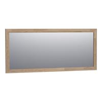 Saniclass Natural Wood spiegel 160x70x1.8cm rechthoek vingerlas zonder verlichting Grey Oak 30096