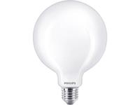 philips LED ersetzt 60W, E27 Globe - G120, kaltweiß, 4000 Kelvin, 806 Lumen, matt, nicht dimmbar [Energieklasse A++] - 