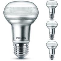 philips LED Lampe ersetzt 40W, E27 Reflektor RF63, klar, warmweiß, 210 Lumen, nicht dimmbar, 4er Pack [Energieklasse A+] - 