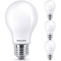 philips LED Lampe ersetzt 100W, E27 Standardform A60, weiß, neutralweiß, 1521 Lumen, nicht dimmbar, 4er Pack [Energieklasse A++] - 