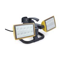 Lutec Peri - werklamp - 35 x 22 x 18 cm - 21W LED incl. - IP54 - donkergrijs