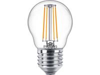 philips LED Lampe ersetzt 40W, E27 Tropfenform P45, klar, warmweiß, 470 Lumen, nicht dimmbar, 1er Pack [Energieklasse A++] - 