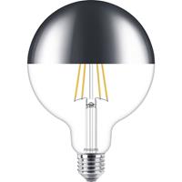 philips LED Lampe ersetzt 50W, E27 Golbe G120, Kopfspiegel, warmweiß, 650 Lumen, dimmbar, 1er Pack [Energieklasse A+] - 