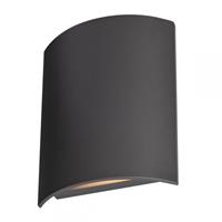 slv LED Wandleuchte Sail 18W 3000K 400lm IP54 in Schwarz - 