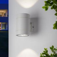 famlights LED Außenwandleuchte Tristan aus Aluminium in Weiß-matt Up- & Downlight - 