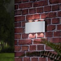 famlights LED Außenwandleuchte Maximilian aus Aluminium in Weiß-matt - 
