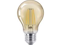 philips LED Lampe ersetzt 35W, E27 Standardform A60, klar -Vintage, goldweiß, 400 Lumen, nicht dimmbar, 1er Pack [Energieklasse A++]