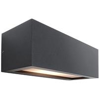 deko-light Wandleuchte Rilongo in Anthrazit E27 IP54 - 