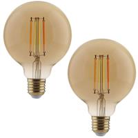 shyne Smartes ZigBee LED Leuchtmittel E27, amber, tunable white, Globe - G95, 7W, 650 Lumen, 2er-Pack - 