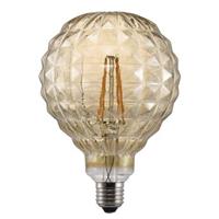 Nordlux LED Filament Leuchtmittel Avra Square, E27, 2W,140lm, gold, rauchfarben