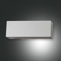 fabasluce LED Wandleuchte Trigg in silber 14W 1300lm IP54 - FABAS LUCE