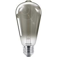 philips LED Lampe ersetzt 11W, E27 Edisonform ST64, grau, warmweiß, 136 Lumen, nicht dimmbar, 1er Pack [Energieklasse A+]