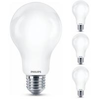 philips LED Lampe ersetzt 120W, E27 Birne A67, weiß, warmweiß, 2000 Lumen, nicht dimmbar, 4er Pack, [Energieklasse A++] - 
