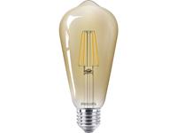 philips LED Lampe ersetzt 35W, E27 Standardform ST64, klar -Vintage, goldweiß, 400 Lumen, nicht dimmbar, 1er Pack [Energieklasse A++] - 