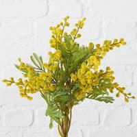 Boltze Kunstpflanzen & -blumen Mimosa Stielblume Kunststoff gelb 40 cm (mehrfarbig)