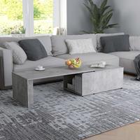 vidaXL Couchtisch Betongrau 150 x 50 x 35 cm Spanplatte Grau