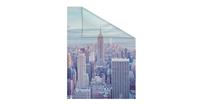 Lichtblick Fensterfolie selbstklebend, Sichtschutz, New York - Bunt bunt Gr. 50 x 50