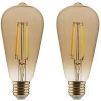 shyne | Smartes ZigBee LED Leuchtmittel E27, amber, tunable white, ST58, 7W, 650 Lumen, 2er-Pack