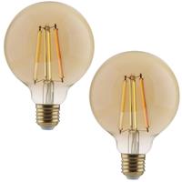 shyne | Smartes ZigBee LED Leuchtmittel E27, amber, tunable white, Globe - G80, 7W, 650 Lumen, 2er-Pack