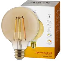 shyne | Smartes ZigBee LED Leuchtmittel E27, amber, tunable white, Globe - G80, 7W, 650 Lumen, 1er-Pack