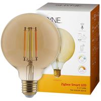 shyne | Smartes ZigBee LED Leuchtmittel E27, amber, tunable white, Globe - G95, 7W, 650 Lumen, 1er-Pack