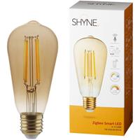 shyne | Smartes ZigBee LED Leuchtmittel E27, amber, tunable white, ST58, 7W, 650 Lumen, 1er-Pack