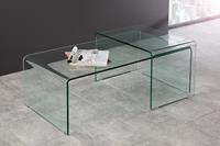 Salontafel Odessa set van 2 glas