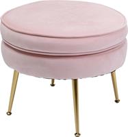 Kare Design Hocker Water Lily Rosa